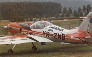 Romanian Zlin taxies out
